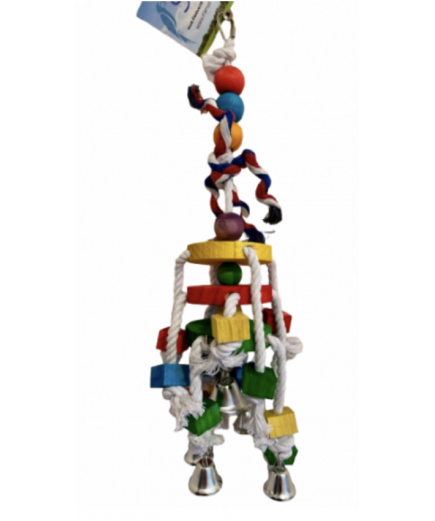9 X Parrot Toy Pack - African Grey, Amazon, Eclectus, Cockatoo Etc - RRP £133.91 - Pack 4